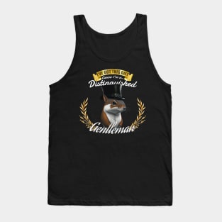 The Distinguished Squirel Gentleman Tank Top